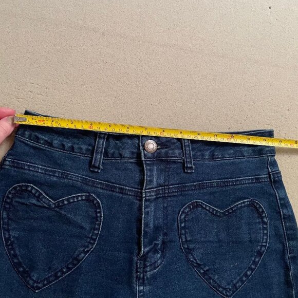 Jeans HEART SHAPED POCKETS front & back,🥳HOST PICK🥳 NWOT, very soft,  29 waist - Picture 8 of 13